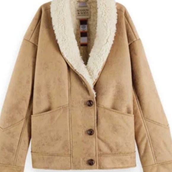 scotch and soda sherling jacket - Picture 2 of 2